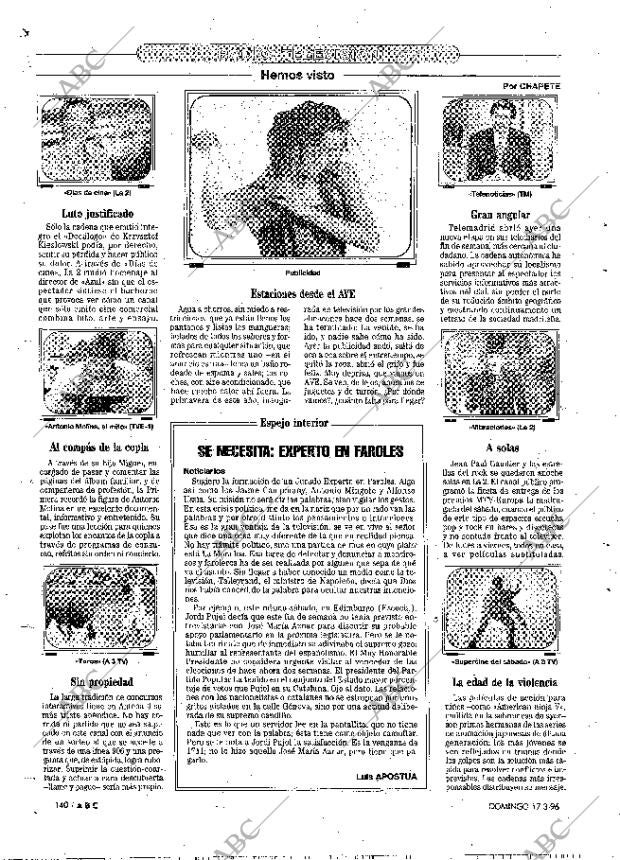 ABC MADRID 17-03-1996 página 140
