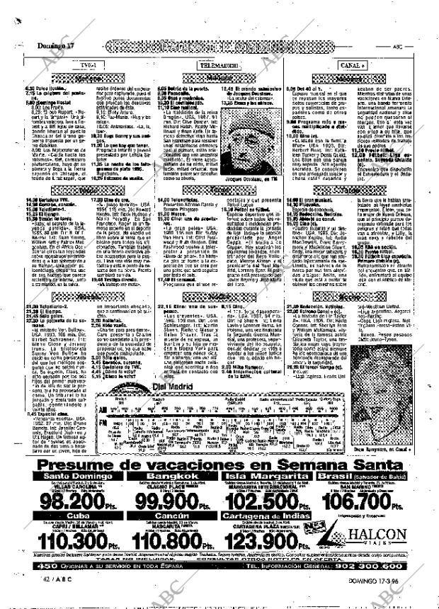 ABC MADRID 17-03-1996 página 142