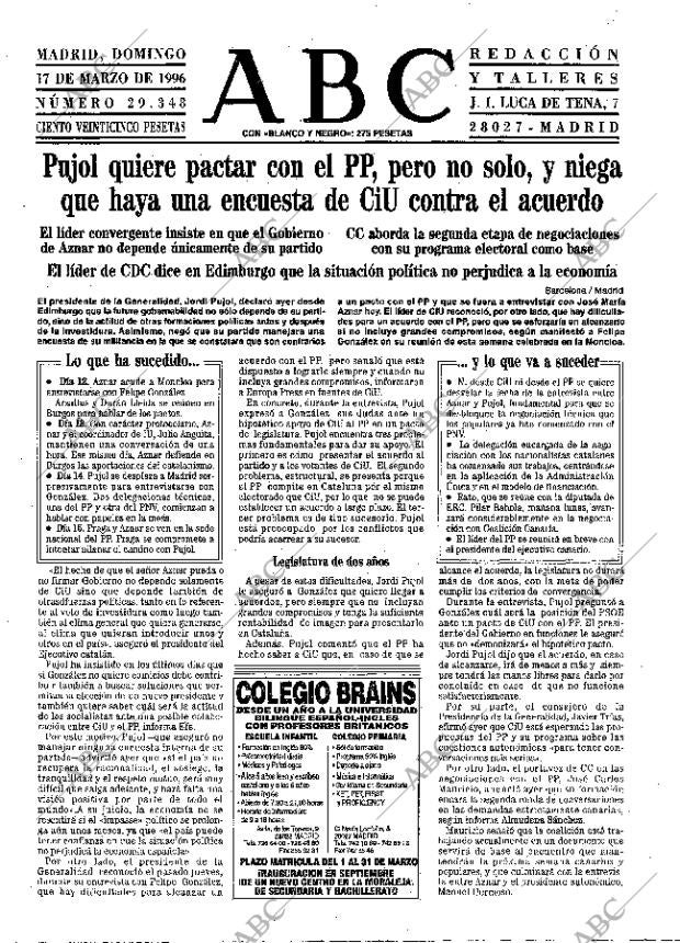 ABC MADRID 17-03-1996 página 21