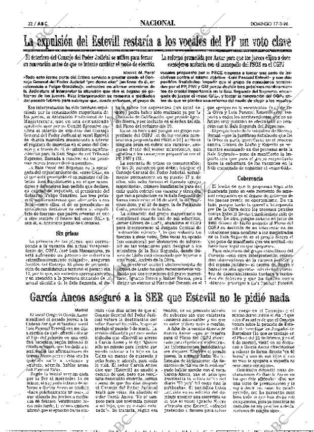 ABC MADRID 17-03-1996 página 32