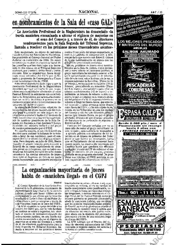 ABC MADRID 17-03-1996 página 33