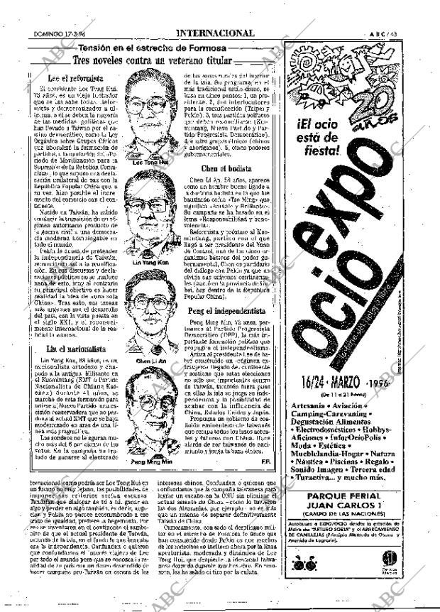ABC MADRID 17-03-1996 página 43