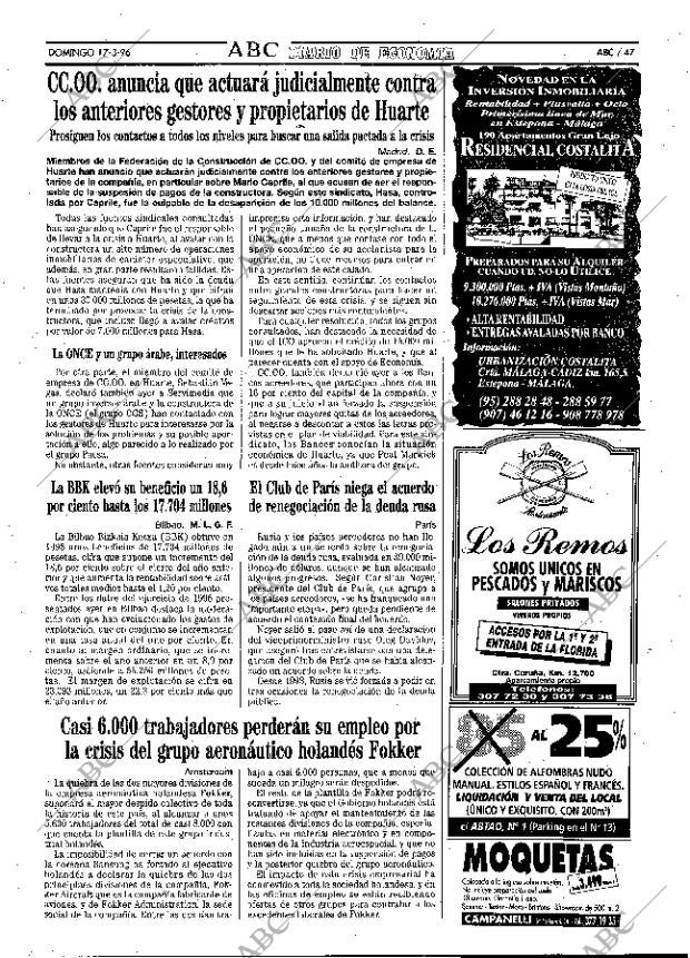 ABC MADRID 17-03-1996 página 47