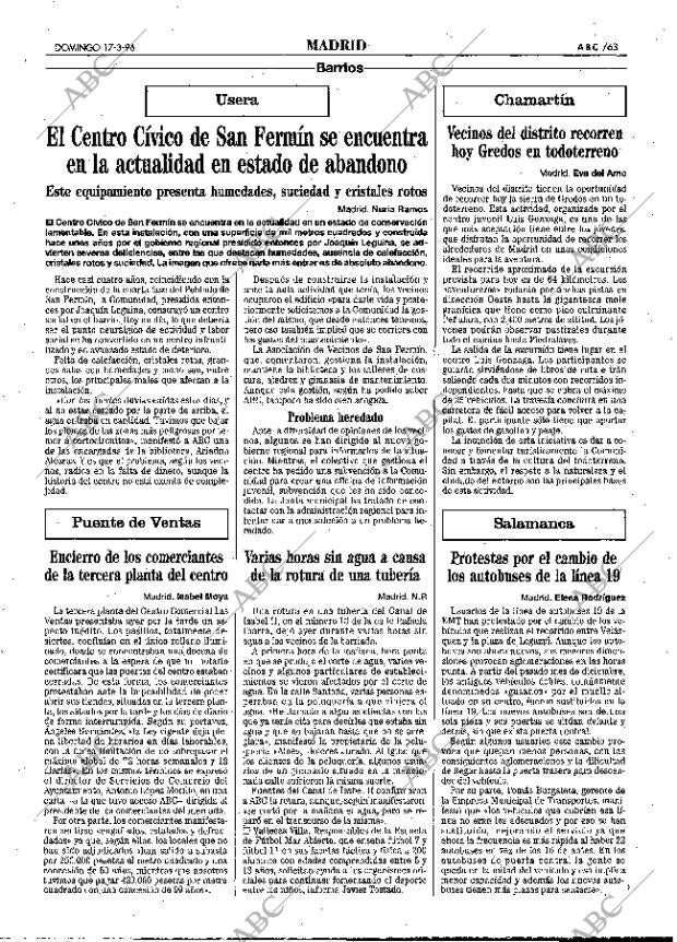ABC MADRID 17-03-1996 página 63