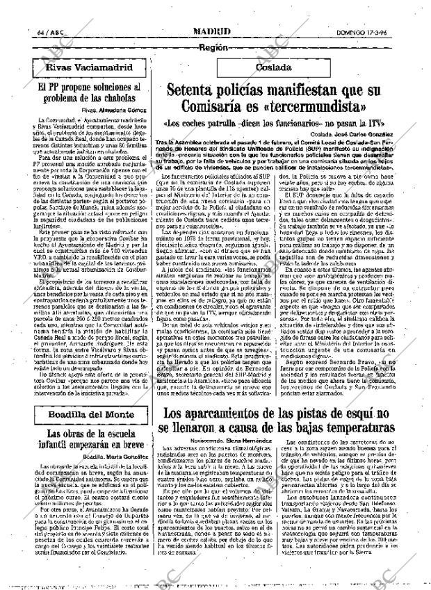ABC MADRID 17-03-1996 página 64