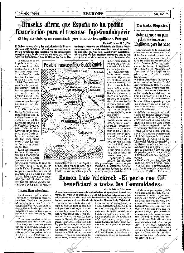 ABC MADRID 17-03-1996 página 75