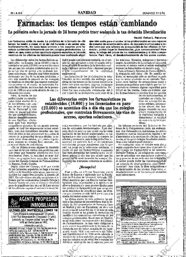 ABC MADRID 17-03-1996 página 82
