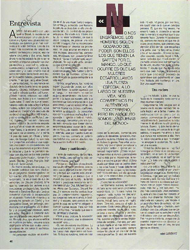 BLANCO Y NEGRO MADRID 17-03-1996 página 40