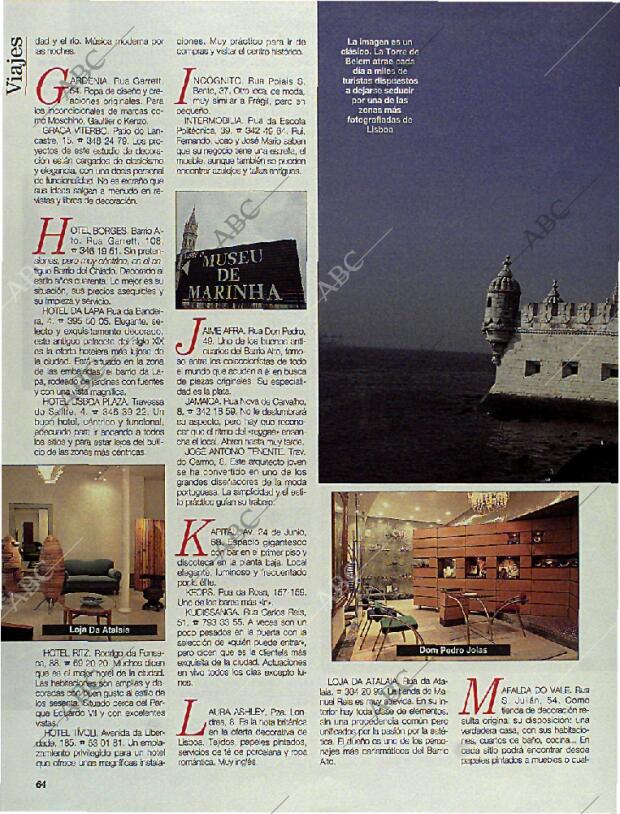 BLANCO Y NEGRO MADRID 17-03-1996 página 64