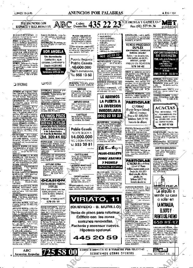 ABC MADRID 18-03-1996 página 109