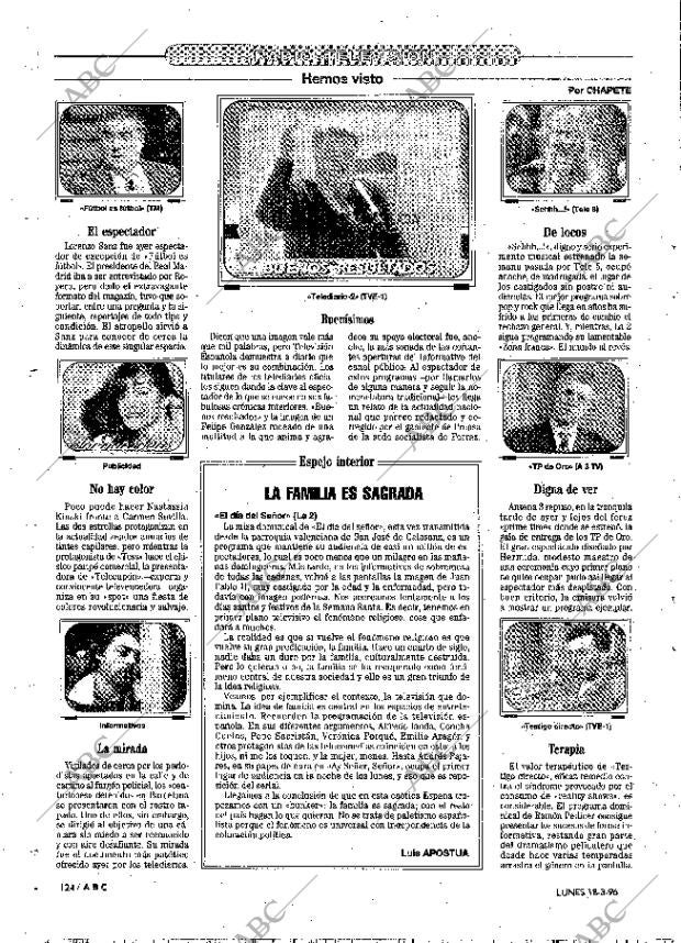 ABC MADRID 18-03-1996 página 124