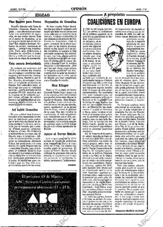 ABC MADRID 18-03-1996 página 17