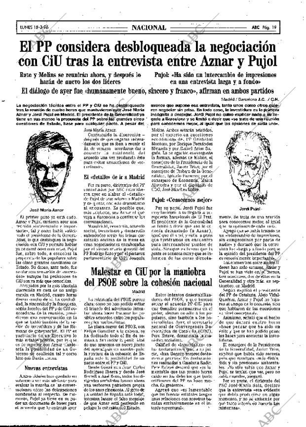 ABC MADRID 18-03-1996 página 19