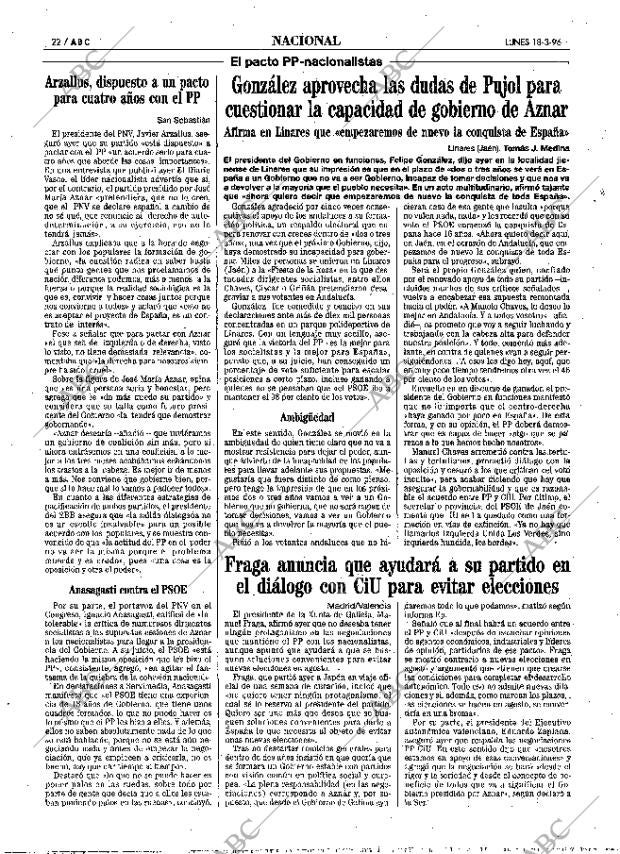 ABC MADRID 18-03-1996 página 22