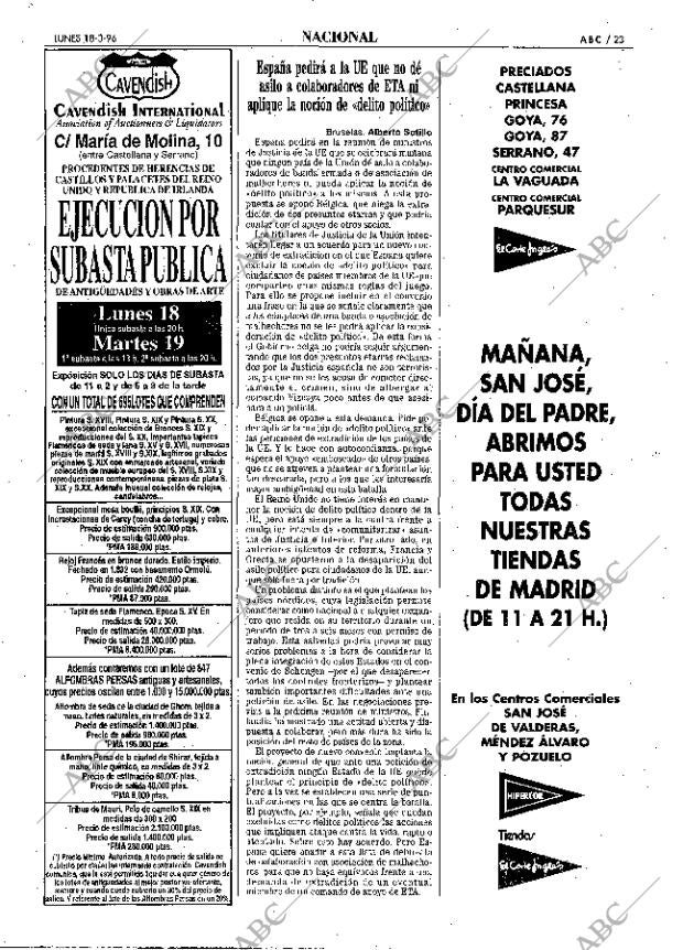 ABC MADRID 18-03-1996 página 23