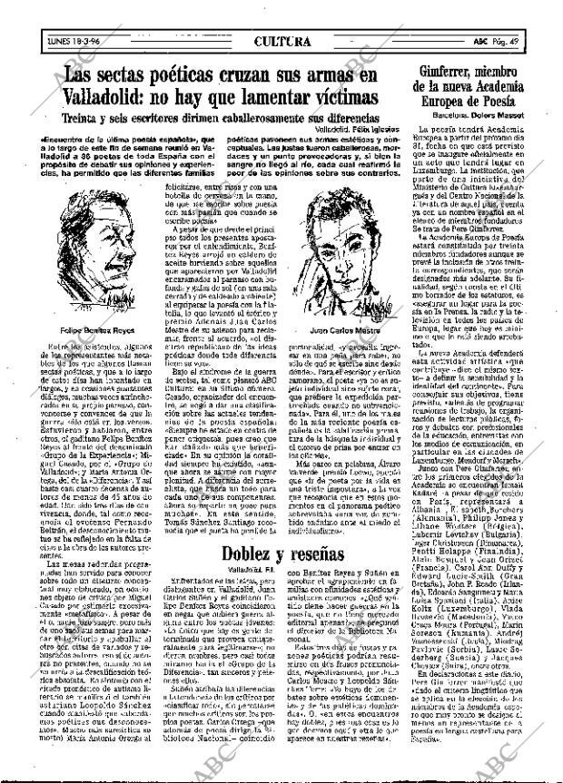 ABC MADRID 18-03-1996 página 49