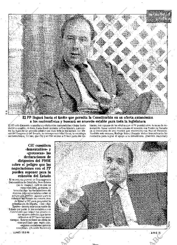 ABC MADRID 18-03-1996 página 5