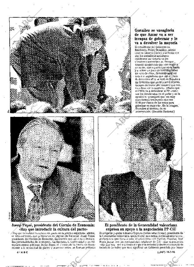 ABC MADRID 18-03-1996 página 6