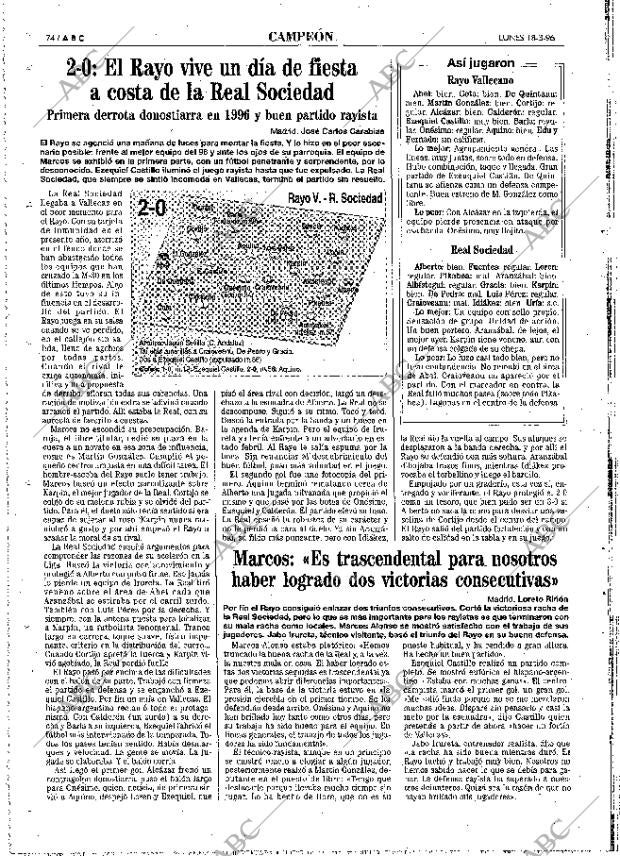 ABC MADRID 18-03-1996 página 74