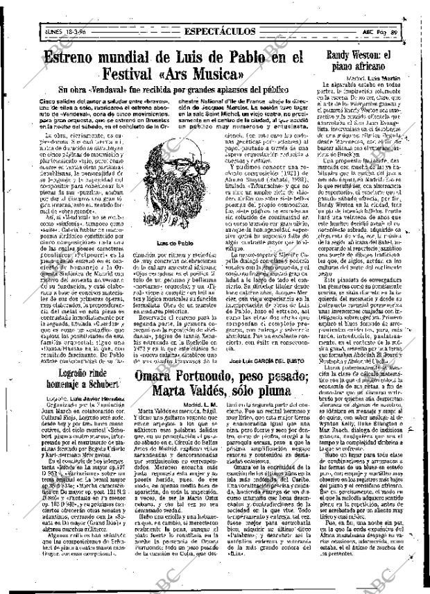 ABC MADRID 18-03-1996 página 89
