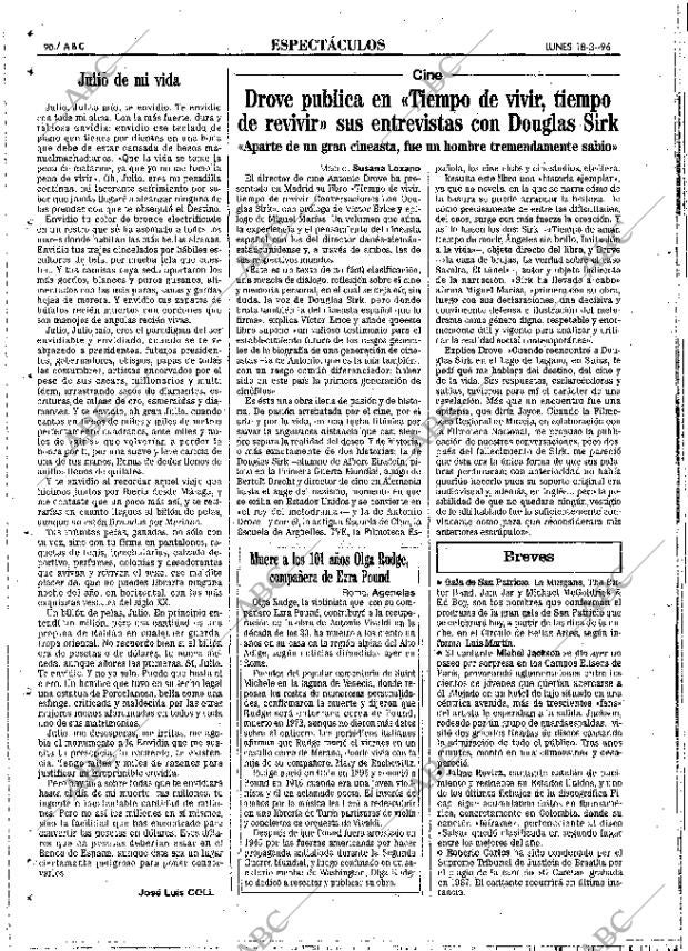 ABC MADRID 18-03-1996 página 90