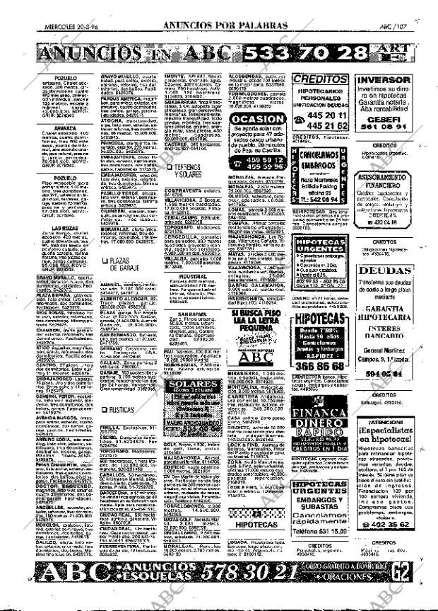 ABC MADRID 20-03-1996 página 107