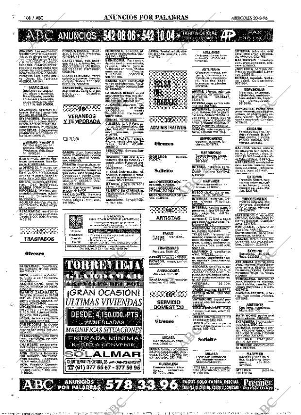 ABC MADRID 20-03-1996 página 108