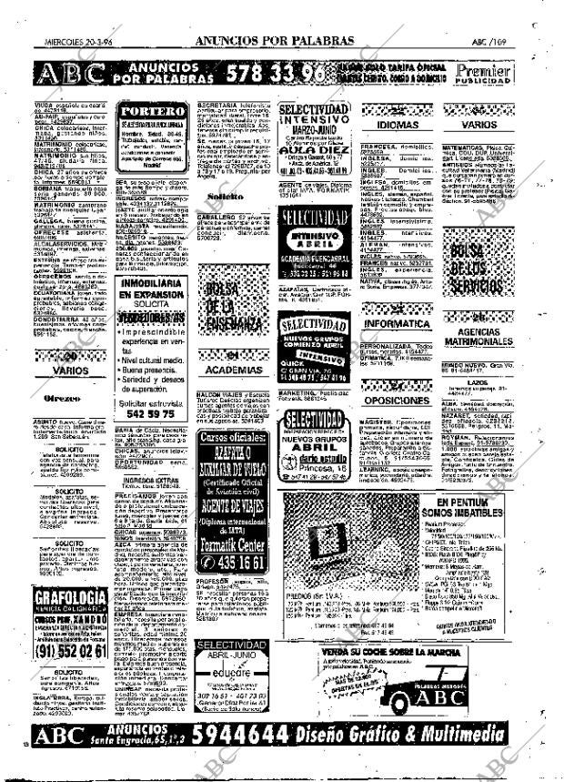 ABC MADRID 20-03-1996 página 109