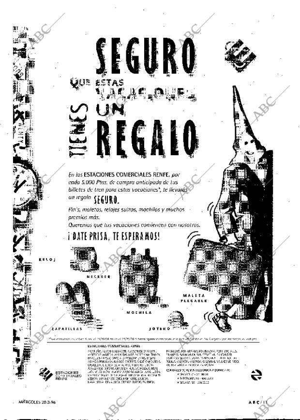 ABC MADRID 20-03-1996 página 11