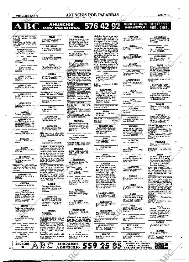 ABC MADRID 20-03-1996 página 113