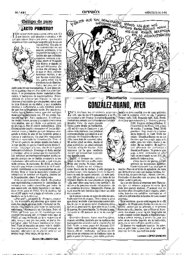 ABC MADRID 20-03-1996 página 18