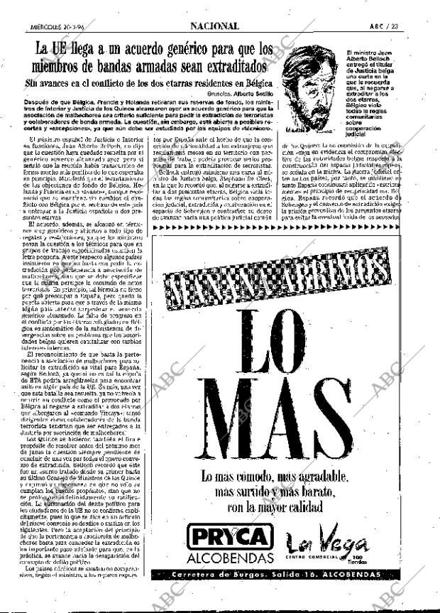 ABC MADRID 20-03-1996 página 23