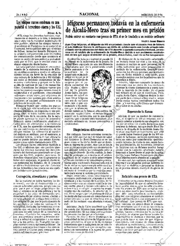 ABC MADRID 20-03-1996 página 26