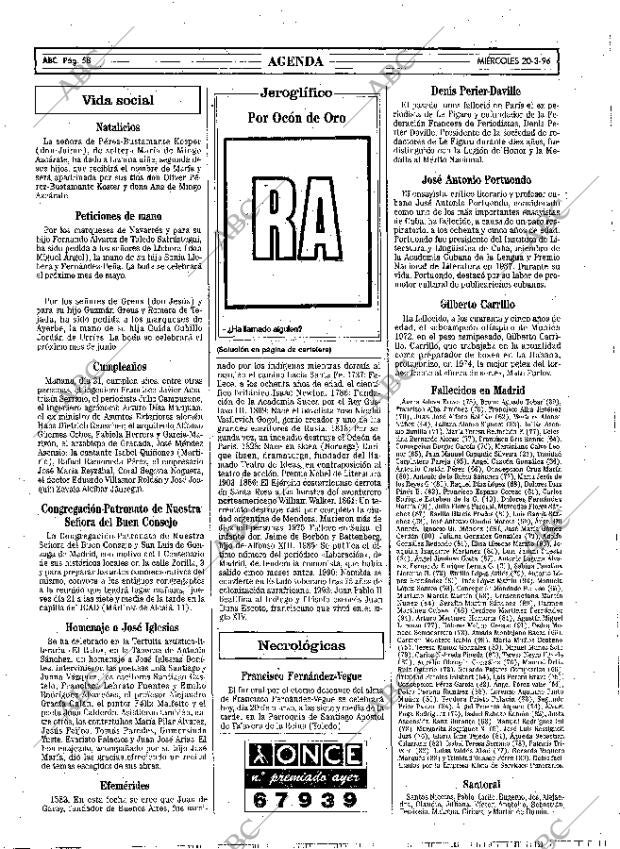ABC MADRID 20-03-1996 página 58
