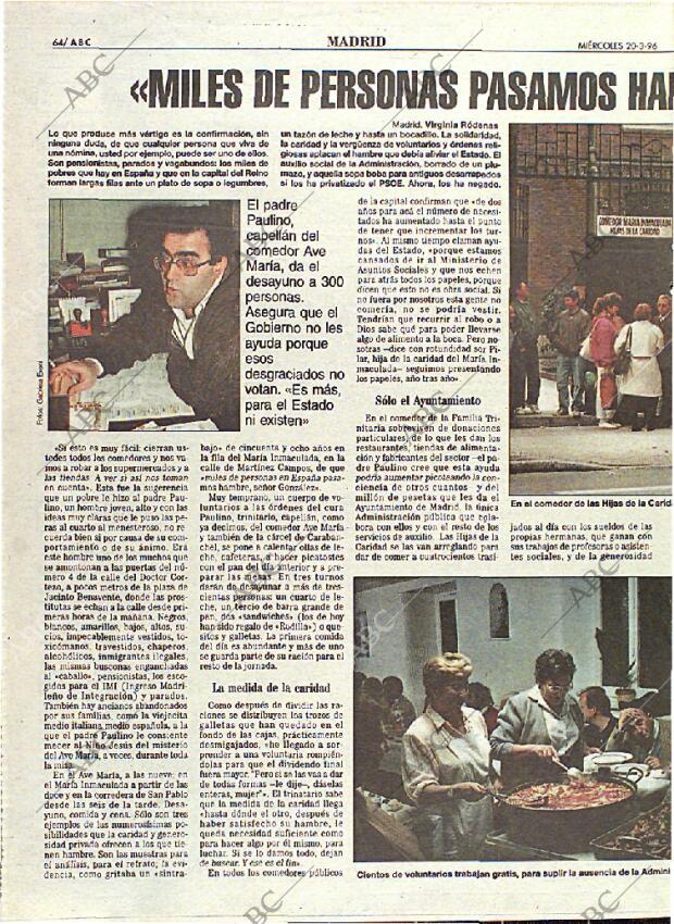 ABC MADRID 20-03-1996 página 64