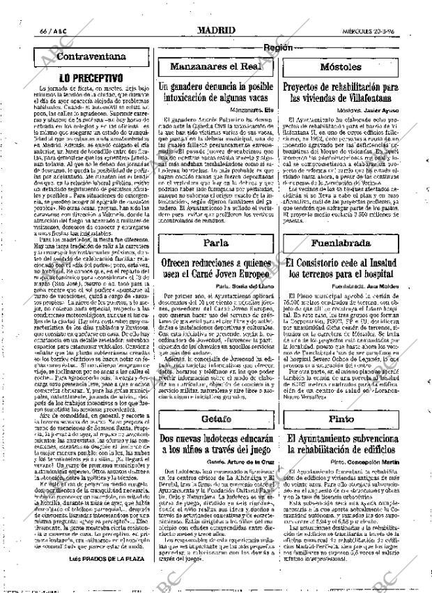ABC MADRID 20-03-1996 página 66