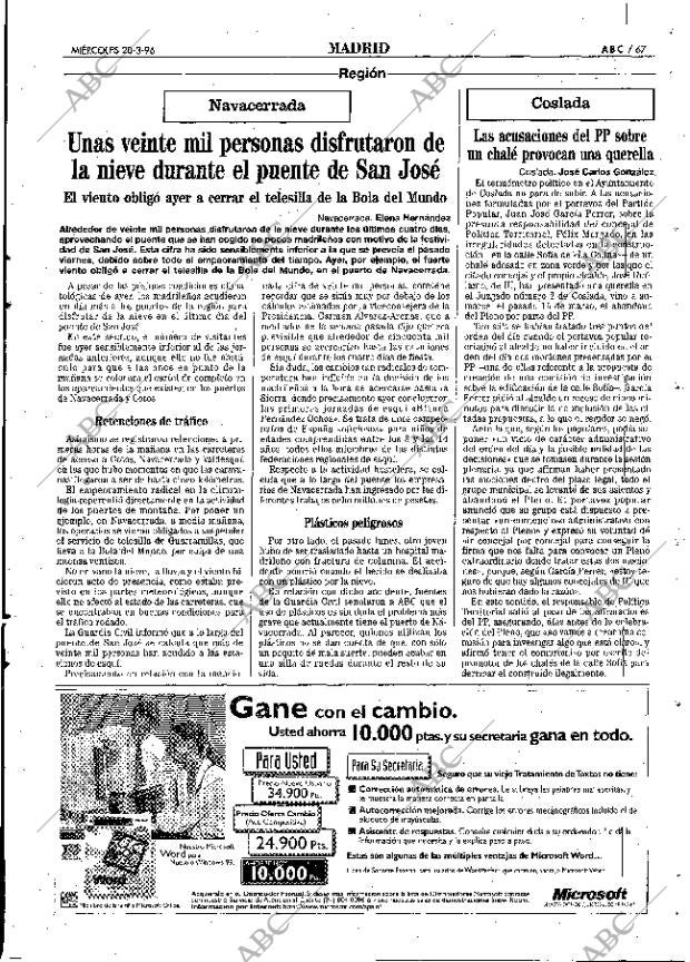 ABC MADRID 20-03-1996 página 67