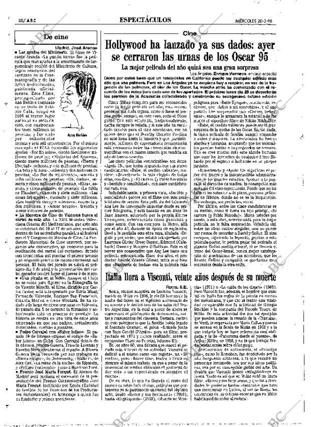 ABC MADRID 20-03-1996 página 80