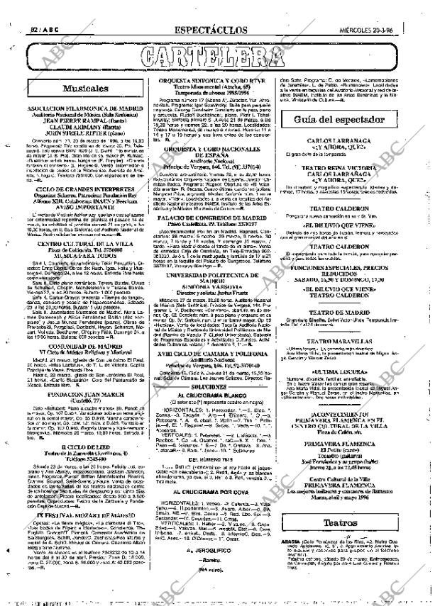 ABC MADRID 20-03-1996 página 82