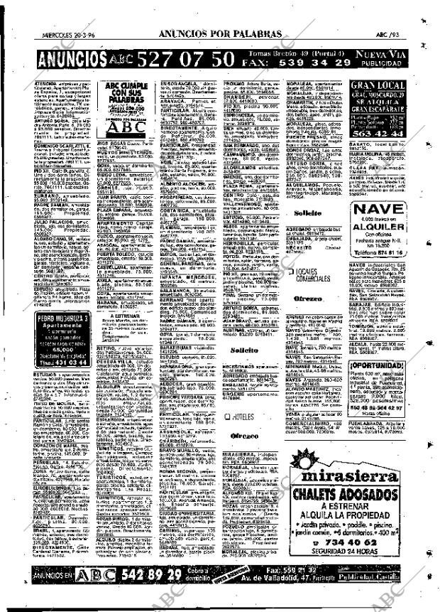 ABC MADRID 20-03-1996 página 93
