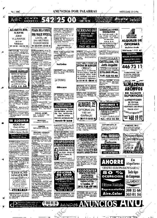 ABC MADRID 20-03-1996 página 94