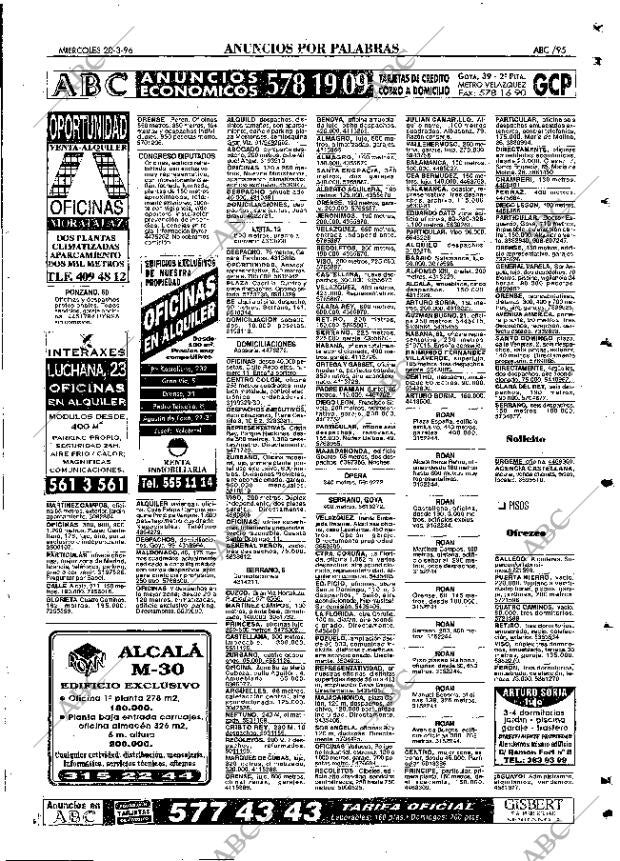 ABC MADRID 20-03-1996 página 95