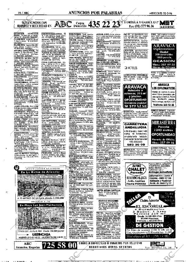 ABC MADRID 20-03-1996 página 98