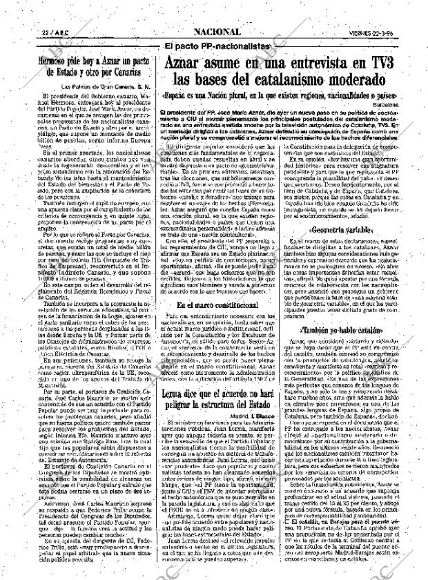 ABC SEVILLA 22-03-1996 página 22