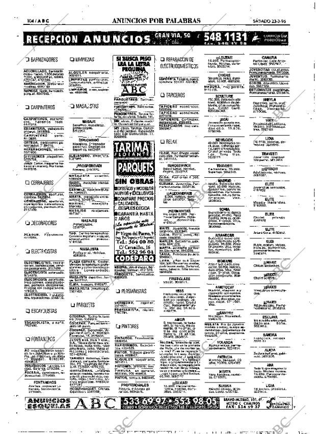 ABC MADRID 23-03-1996 página 104