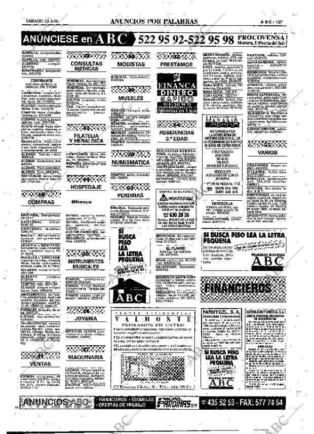 ABC MADRID 23-03-1996 página 107