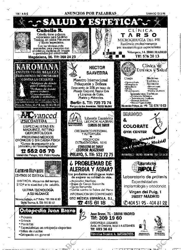 ABC MADRID 23-03-1996 página 108