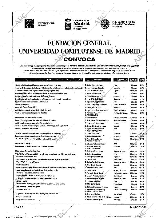 ABC MADRID 23-03-1996 página 12