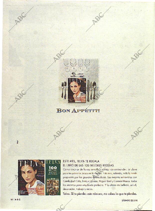ABC MADRID 23-03-1996 página 16