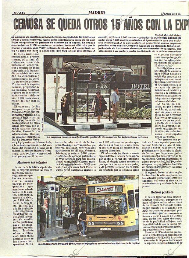 ABC MADRID 23-03-1996 página 60